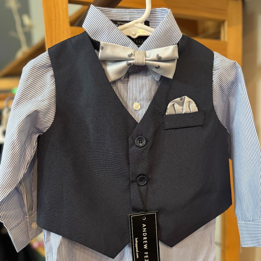 Andrew Fezza Baby Boys 3-Piece Dress Set (18M)